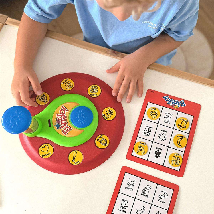 WOOPIE Bingo Gra Dopasuj Żetony Planszowa Rodzinna