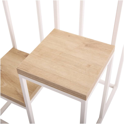 Kwietnik Loft metalowy Kaszmir Dąb Artisan CUBE Slim 4/70 