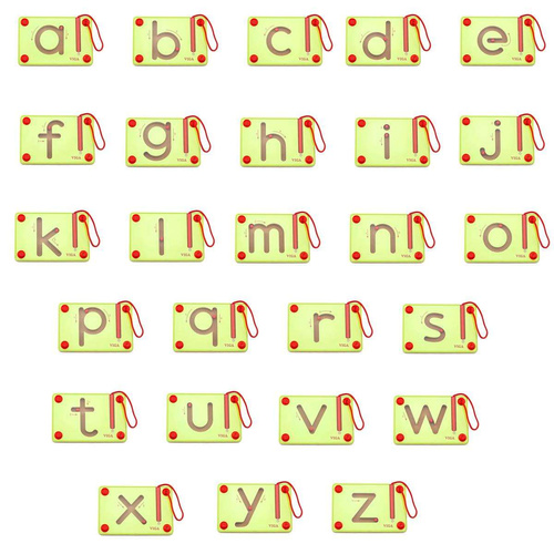 Tabliczki Magnetyczne Nauka Pisania Małe Literki Viga Toys