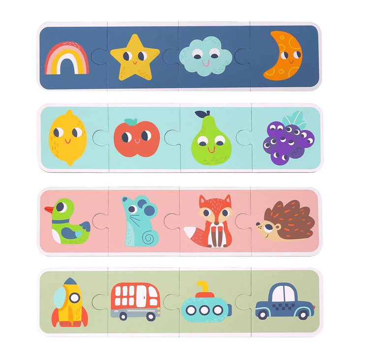 WOOPIE GREEN Układanka Sensoryczna Memory Kształty FSC