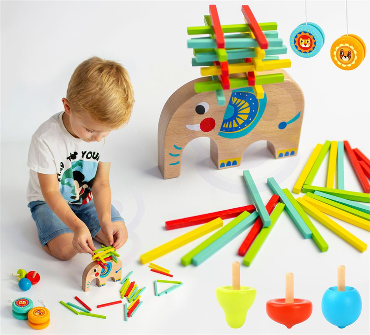 TOOKY TOY Zestaw Gier Zręcznościowych 46el.