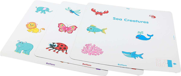 MASTERKIDZ Tablica Edukacyjna Zapamiętywanie Nauka Montessori