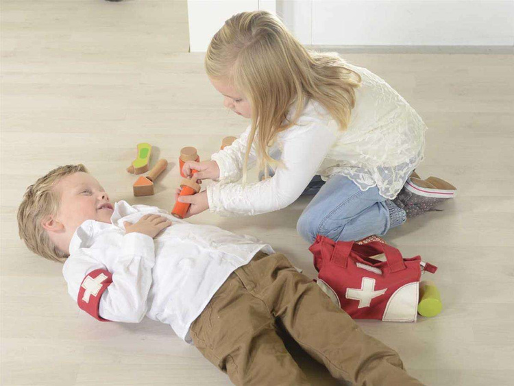 Mój Pierwszy Zestaw Małego Lekarza Masterkidz + Torba