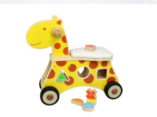 MASTERKIDZ Jeździk Sorter Kształtów Żyrafa
