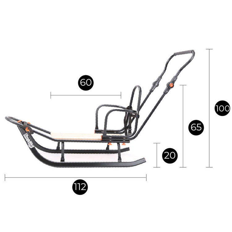 Sanki dziecięce teo&gigi ALL SEASONS Z PODNÓŻKAMI #505x