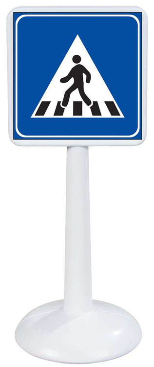 WOOPIE Zestaw Edukacyjny Mini Znaków Drogowych 16 el. + Samochodzik