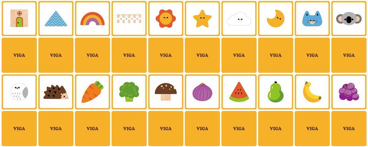 Viga Drewniana Gra W Ciemno Losowanie Wzorów