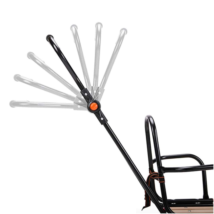 Sanki dziecięce teo&gigi SMART LINE z kółkami, podnóżkami i mufką #801