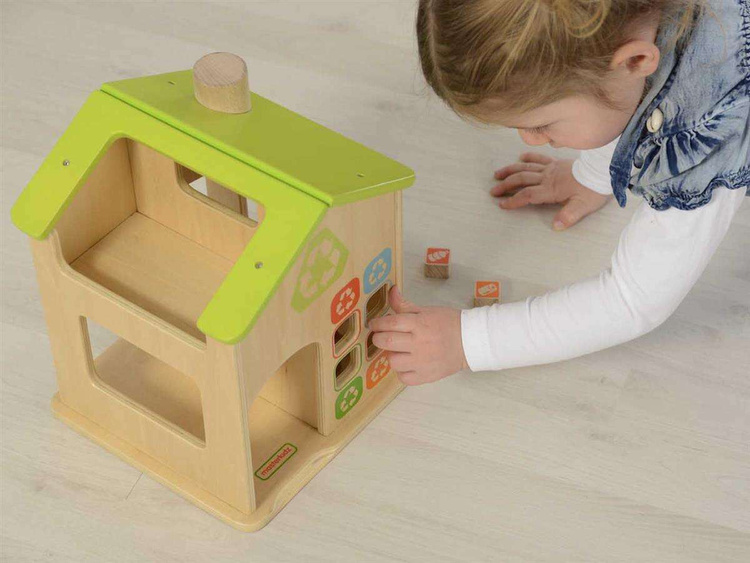 Stacja Sortowania Śmierci I Recyklingu Drewniana Makieta Masterkidz