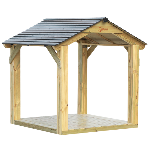 CLASSIC WORLD EDU Duży Drewniany Domek Altana