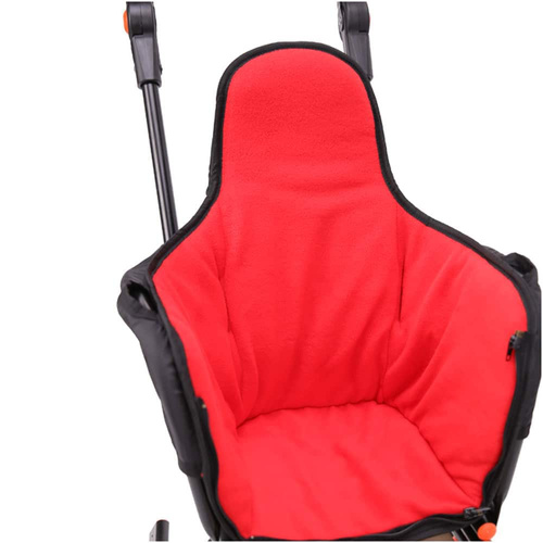 Sanki dziecięce teo&gigi SMART LINE z kółkami, podnóżkami i mufką #801