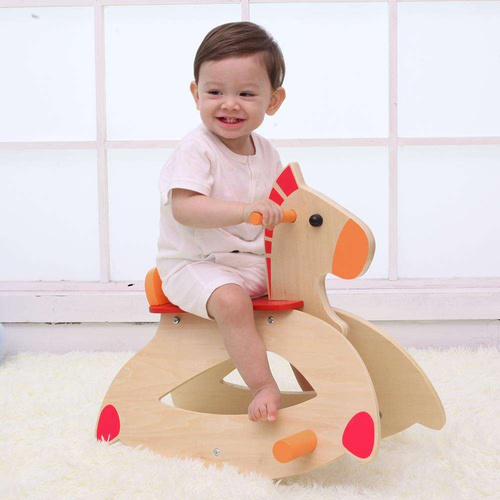 Classic World Konik Na Biegunach Bujak Drewniany