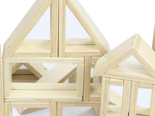 Lustrzane Klocki Konstrukcyjne Zestaw 31 Sztuk Masterkidz