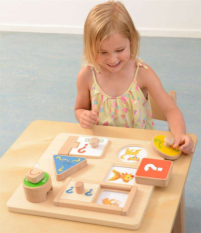 MASTERKIDZ Tablica Edukacyjna Zapamiętywanie Nauka Montessori