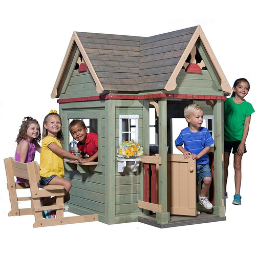 Drewniany domek ogrodowy dla dzieci Victorian Inn Backyard Discovery