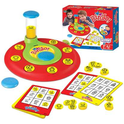 WOOPIE Bingo Gra Dopasuj Żetony Planszowa Rodzinna