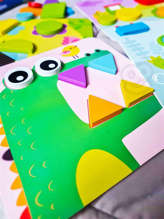 TOOKY TOY Puzzle 4 w 1 Układnaka Klocki