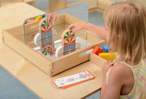 Zestaw Kolorowe Klocki Dla Dzieci Drewniane 24 Sztuki Masterkidz