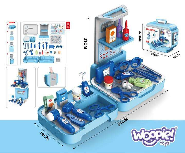 WOOPIE Zestaw Małego Dentysty Lekarza 33 el.