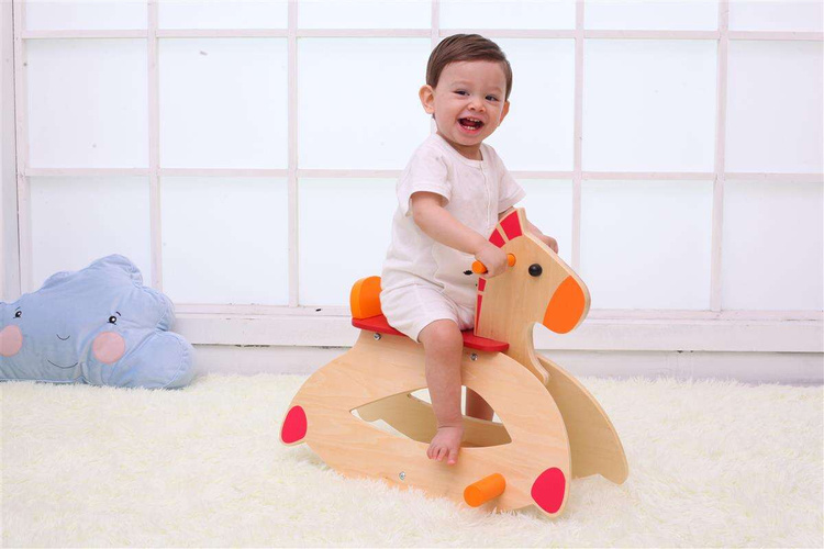 Classic World Konik Na Biegunach Bujak Drewniany