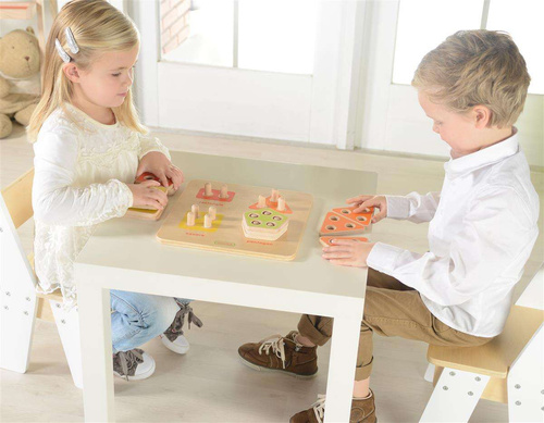 Drewniany Sorter Kształtów Figury Geometryczne Liczenie Masterkidz