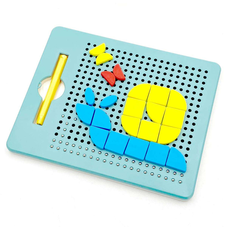 WOOPIE Układanka Magnetyczna 2w1 Rysowanie Magnetyczne Tablica Kreatywna 112 el.