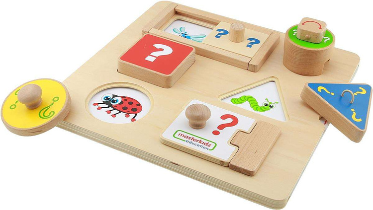 MASTERKIDZ Tablica Edukacyjna Zapamiętywanie Nauka Montessori