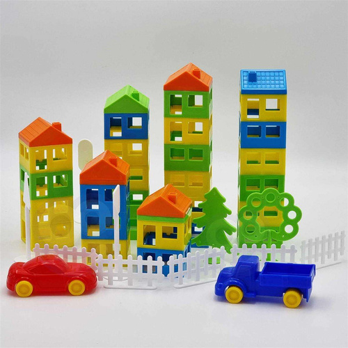 Wader QT Klocki - Moje Miasto - 92 elementy