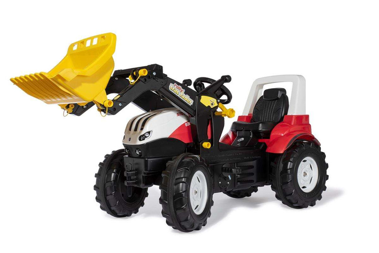 Rolly Toys Traktor rollyFarmtrac Steyr 6300 Terrus CVT z Łyżką na Pedały