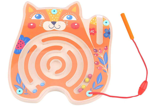 TOOKY TOY Tablica Zręcznościowa Labirynt Magnetyczny Kot