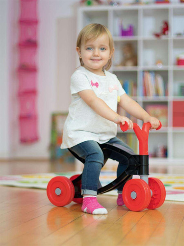 BIG Rowerek Biegowy Jeździk Flippi czarny