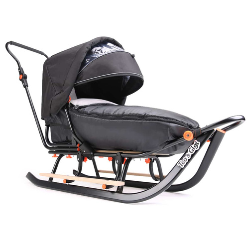 Sanki dla dzieci teo&gigi Smart Line PLUS jasny szary bipolar  #880X