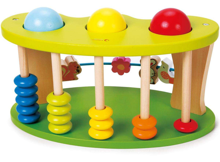 Wielofunkcyjna przybijanka bijak dla dzieci drewniany Classic World