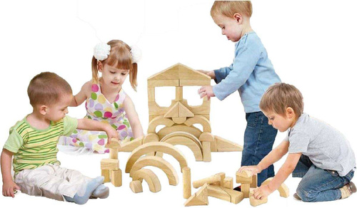 Drewniane klocki Viga Toys 48 elementy