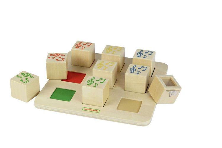 Drewniany Sorter Sensoryczny Łączenie Dźwięków Masterkidz