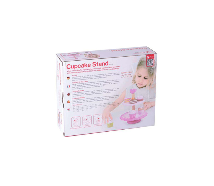 Drewniana Babeczka Stojak Na Babeczki Classic World