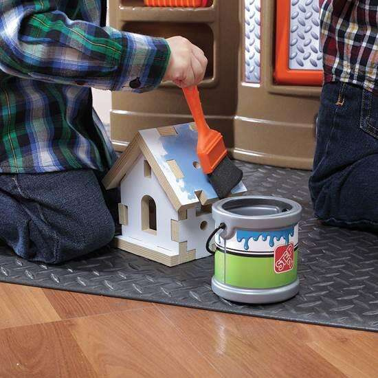 Duży Warsztat dla Dzieci Kącik majsterkowicza Światlo + 45 Akcesoria STEP2