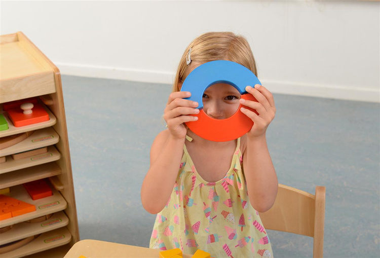 Edukacyjne Puzzle Drewniane Masterkidz Kolorowe Układanka