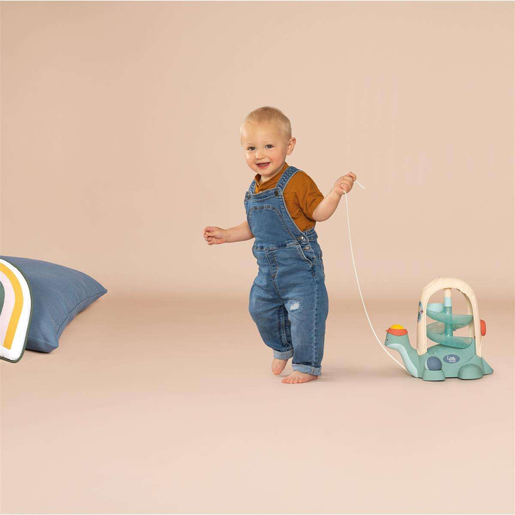 SMOBY LITTLE Żółw do Ciągnięcia ze Zjeżdżalnią dla Piłeczek 12m+