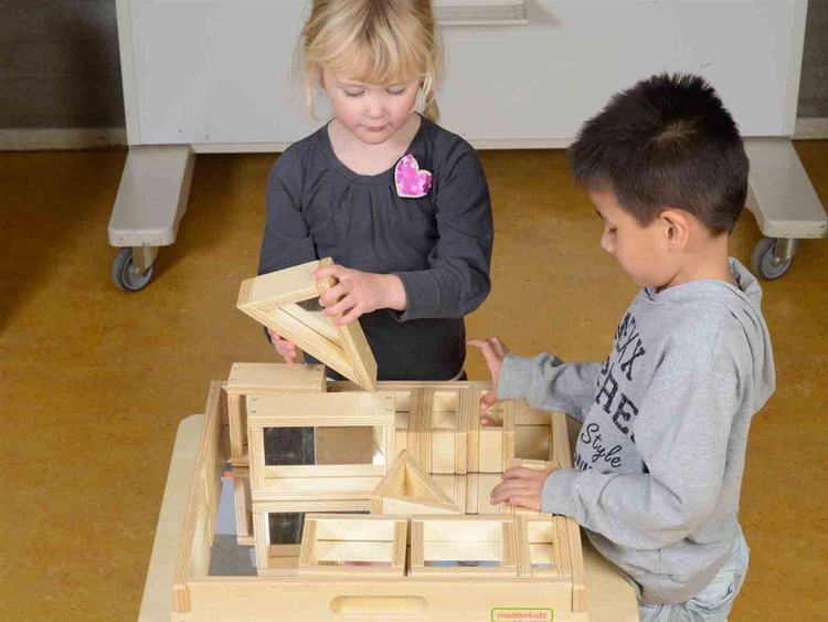 Lustrzane Klocki Konstrukcyjne Zestaw 31 Sztuk Masterkidz