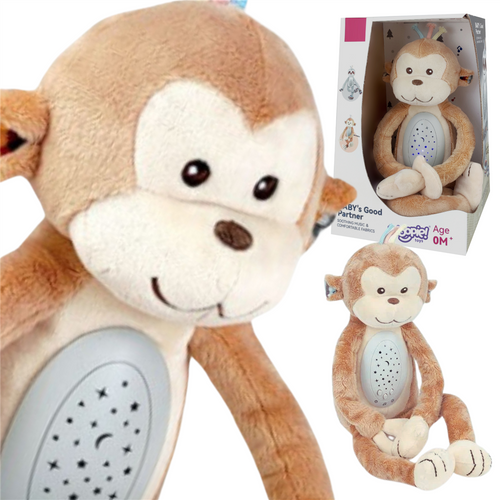 WOOPIE BABY Interaktywna Przytulanka Projektor 2w1 Usypiacz Małpka