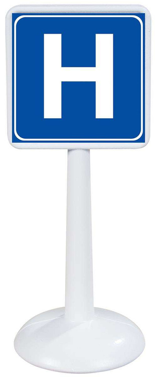 WOOPIE Zestaw Edukacyjny Mini Znaków Drogowych 16 el. + Samochodzik