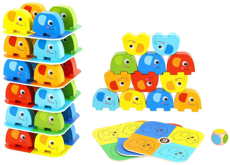 WOOPIE GREEN Słonik na Słoniku Gra Zręcznościowa FSC