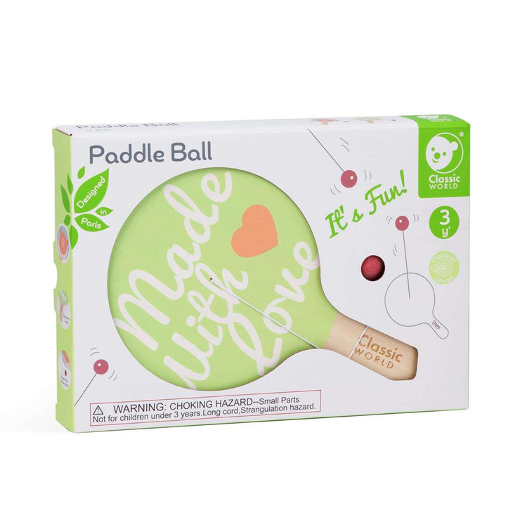 CLASSIC WORLD Gra Zręcznościowa Paddle Ball 3+ 3szt