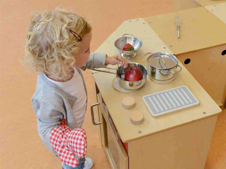 Zestaw Do Gotowania 13 Elementów Stal Nierdzewna Masterkidz