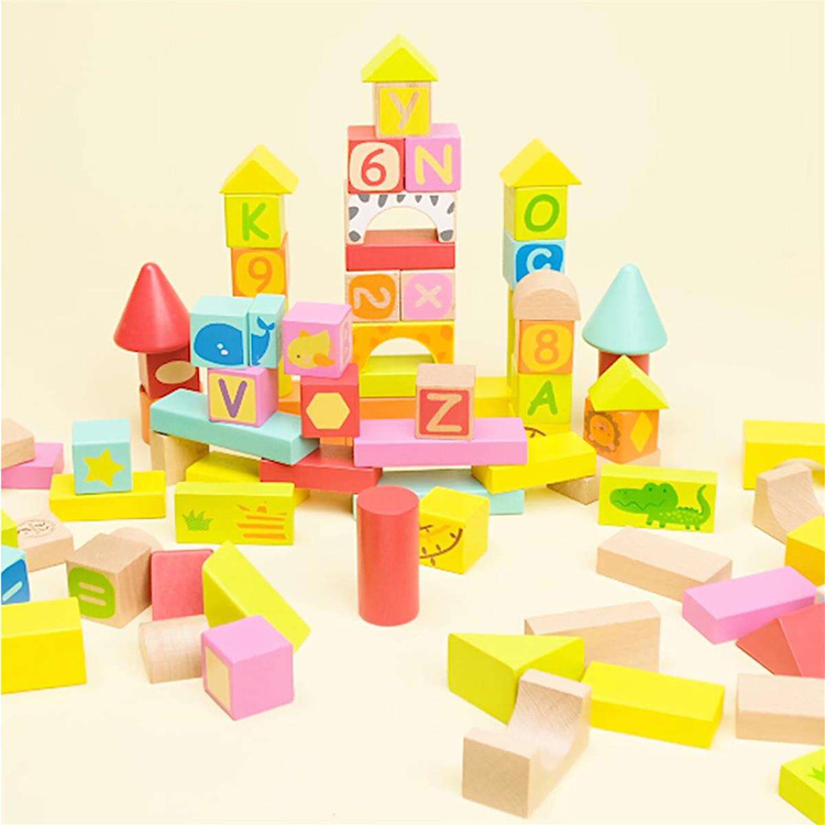 Zestaw Drewnianych Klocków Classic World