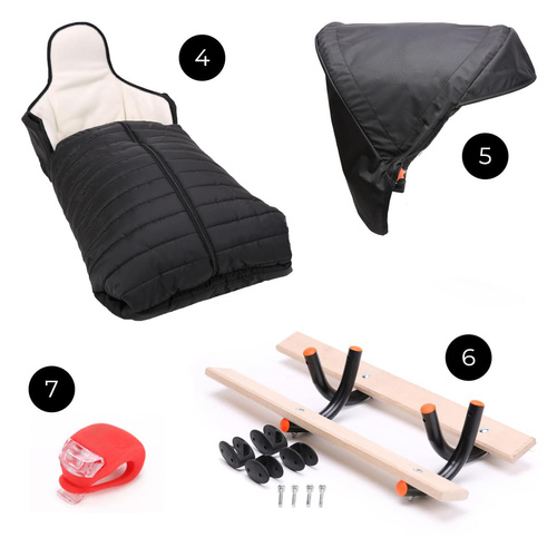  Sanki dziecięce teo&gigi SMART LINE z podnóżkami #805x