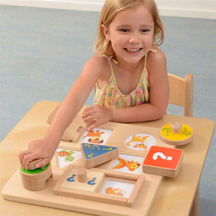 MASTERKIDZ Tablica Edukacyjna Zapamiętywanie Nauka Montessori