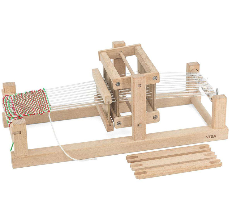 Viga Krosno Tkackie Warsztat Tkacki Drewniany zestaw do tkania