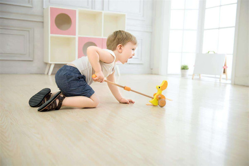 Pchacz Kaczuszka Drewniana Classic World EKO